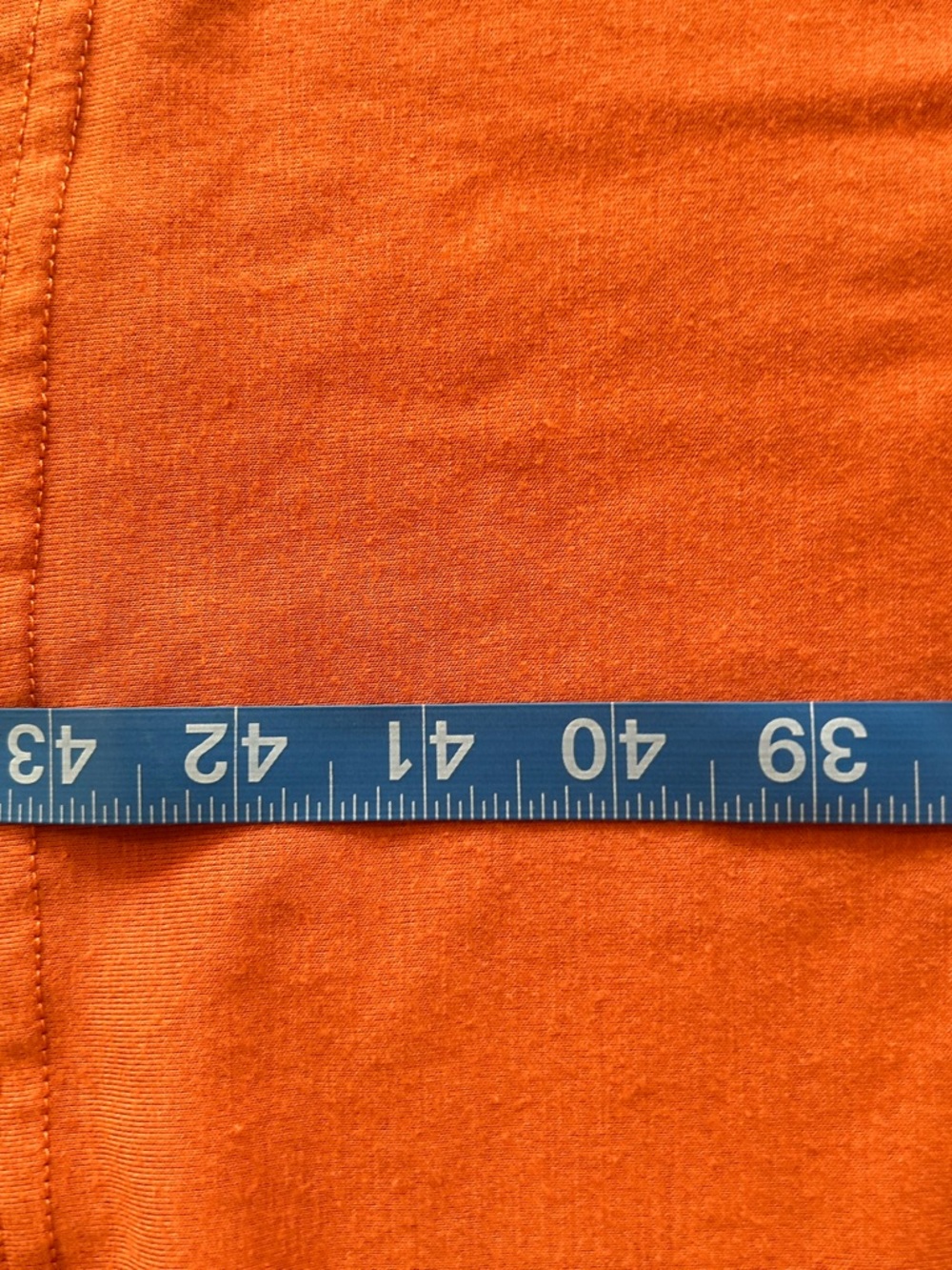 Modest & Stylish Rust Orange Short-Sleeve Midi Dress with Side Buttons Size L - Picture 6 of 6